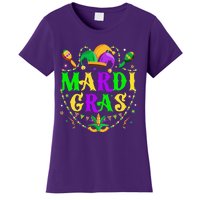 Retro Mardi Gras Party Hat Clothes Funny Women's T-Shirt