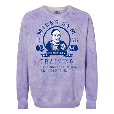 Rocky MickS Gym Training 1976 Colorblast Crewneck Sweatshirt