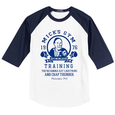 Rocky MickS Gym Training 1976 Baseball Sleeve Shirt