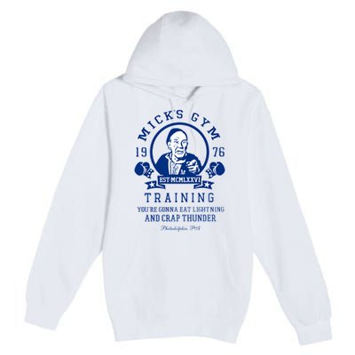 Rocky MickS Gym Training 1976 Premium Pullover Hoodie