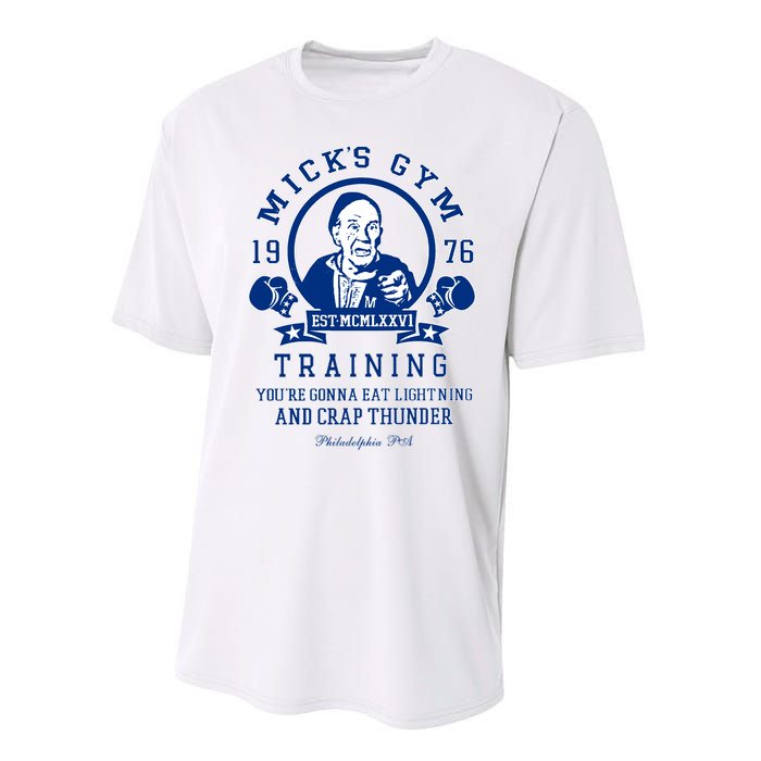 Rocky MickS Gym Training 1976 Performance Sprint T-Shirt