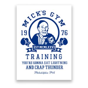 Rocky MickS Gym Training 1976 Poster