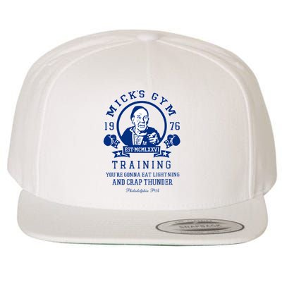 Rocky MickS Gym Training 1976 Wool Snapback Cap