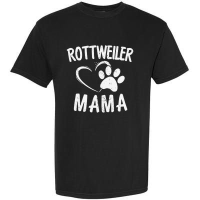 Rottweiler Mama Gift Dog Lover Apparel Pet Owner Rottie Mom Garment-Dyed Heavyweight T-Shirt