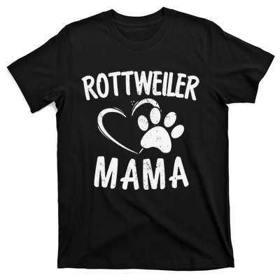 Rottweiler Mama Gift Dog Lover Apparel Pet Owner Rottie Mom T-Shirt