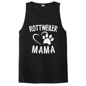 Rottweiler Mama Gift Dog Lover Apparel Pet Owner Rottie Mom PosiCharge Competitor Tank