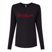 Redrum Mord Horror Movie Fan Womens Cotton Relaxed Long Sleeve T-Shirt