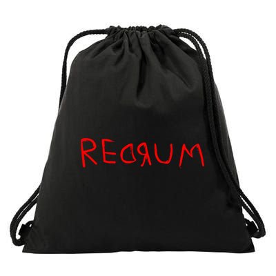 Redrum Mord Horror Movie Fan Drawstring Bag