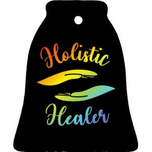 Reiki Master Holistic Healer Ceramic Bell Ornament