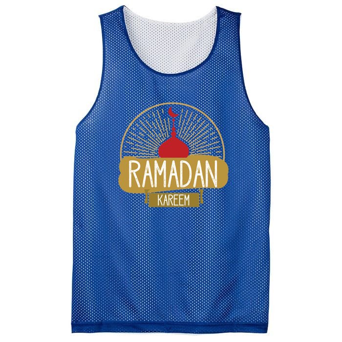 Ramadan Mubarak Happy Ramadan Muslim Gift Mesh Reversible Basketball Jersey Tank