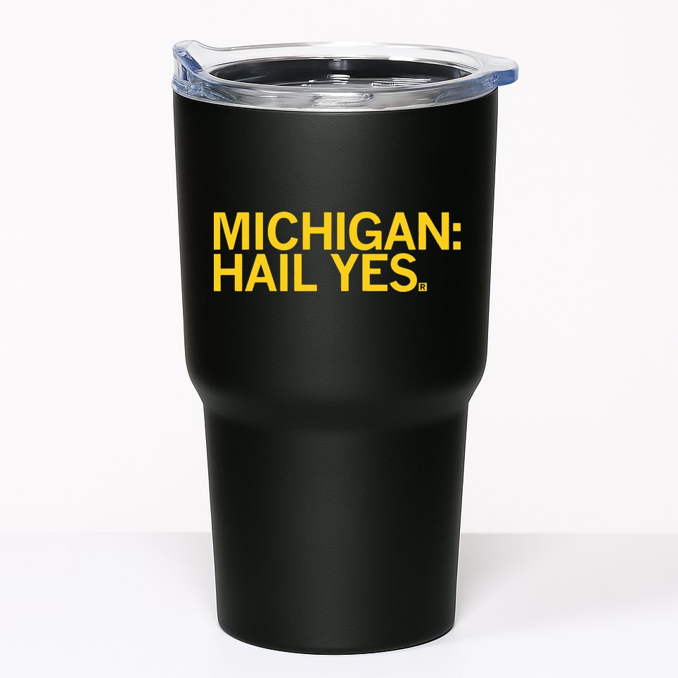 Raygun Michigan Hail Yes Tumbler