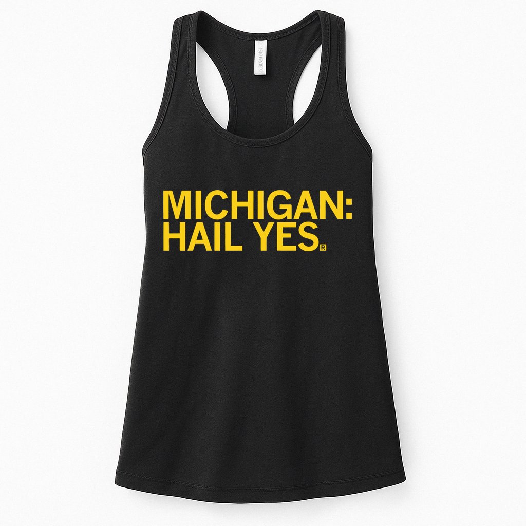 Raygun Michigan Hail Yes Womens Tank Top