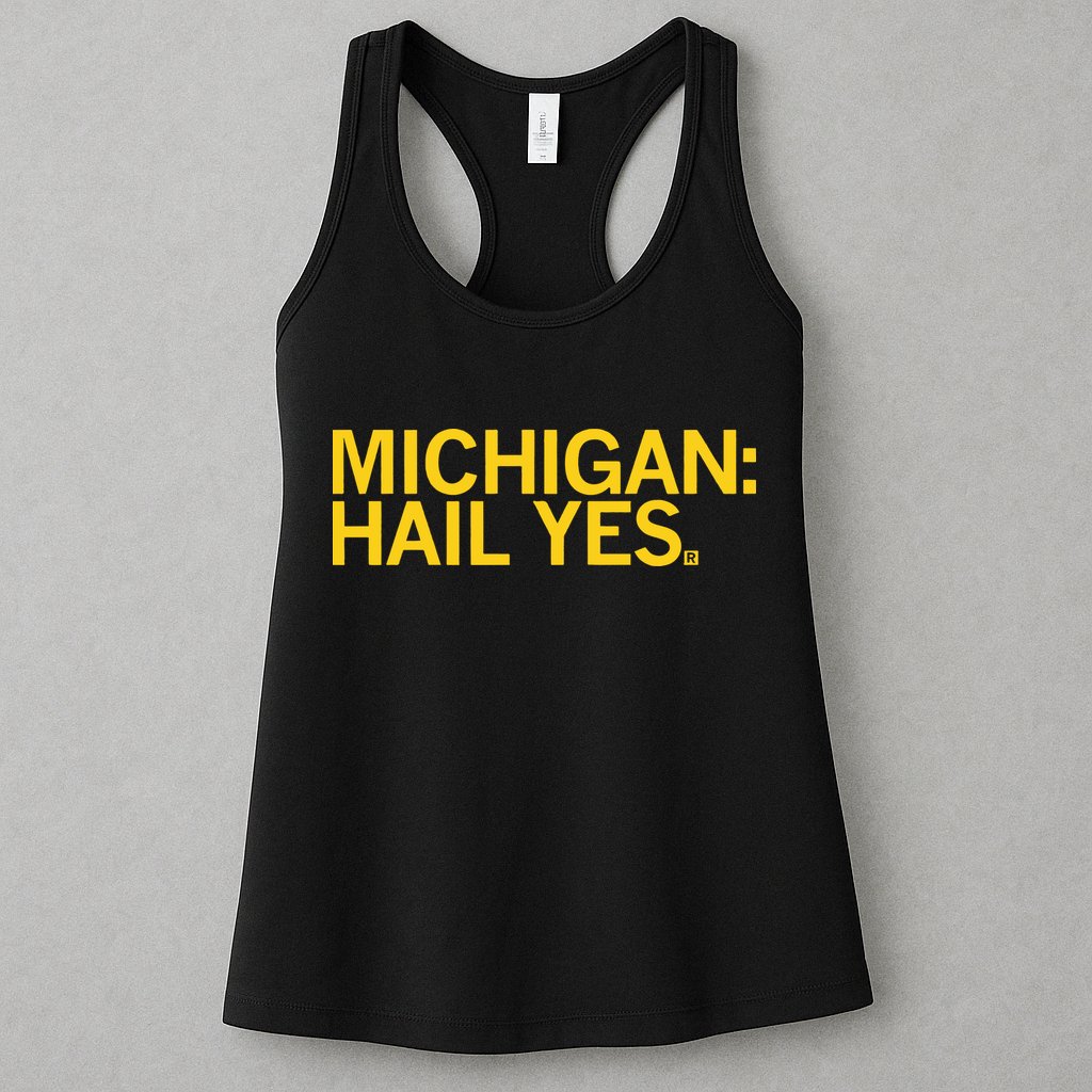 Raygun Michigan Hail Yes Womens Tank Top