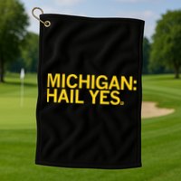 Raygun Michigan Hail Yes Golf Towel