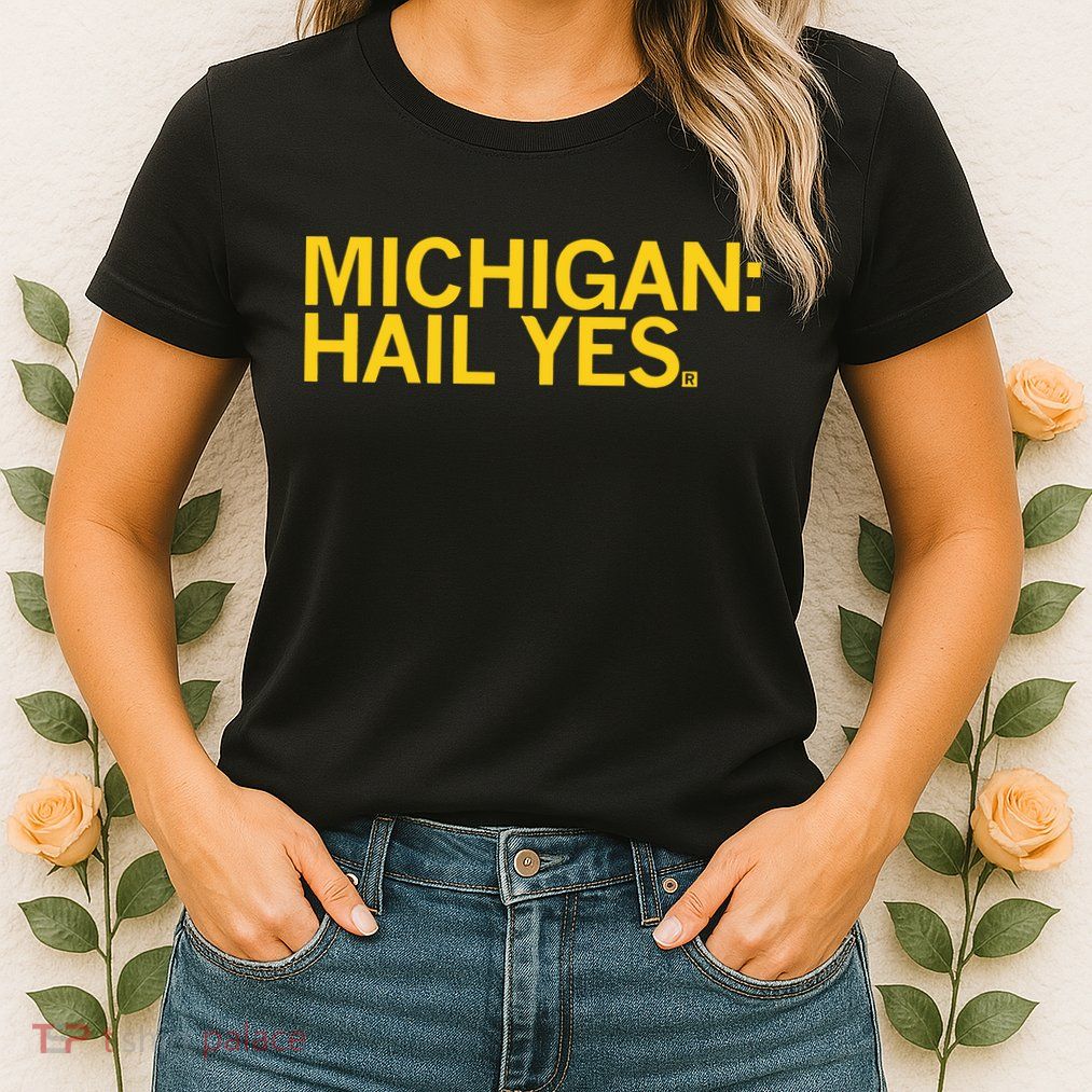Raygun Michigan Hail Yes Womens T-Shirt