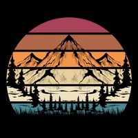 Retro Mountain Hike Hobby Sport Hiker Gift Camping Hiking Gift Youth Performance Sprint T-Shirt
