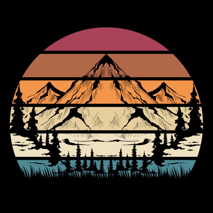Retro Mountain Hike Hobby Sport Hiker Gift Camping Hiking Gift Youth Performance Sprint T-Shirt
