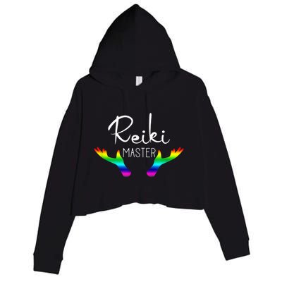 Reiki Master Holistic Energy Healing Crop Fleece Hoodie