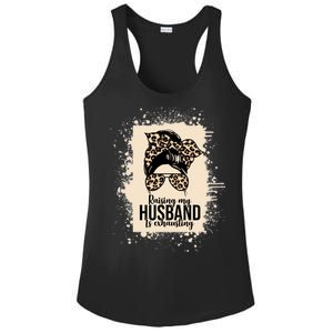 Raising My Husband Is Exhausting Ladies PosiCharge Competitor Racerback Tank