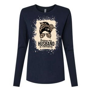 Raising My Husband Is Exhausting Womens Cotton Relaxed Long Sleeve T-Shirt