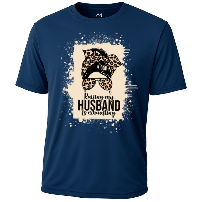 Raising My Husband Is Exhausting Cooling Performance Crew T-Shirt