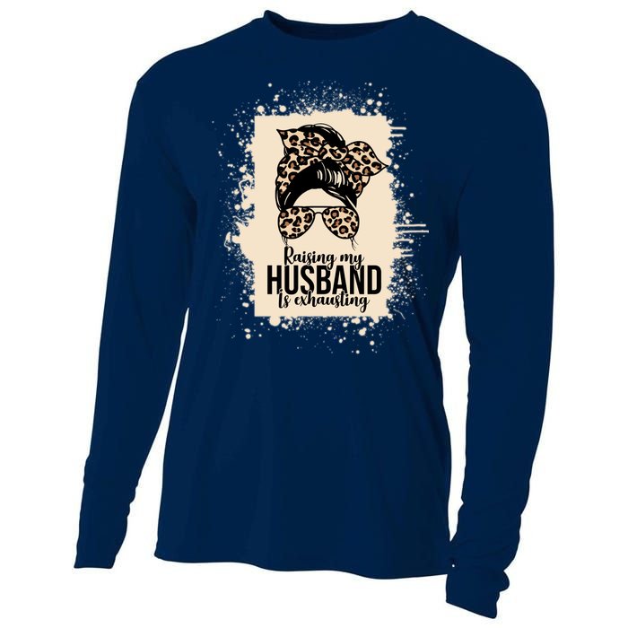 Raising My Husband Is Exhausting Cooling Performance Long Sleeve Crew