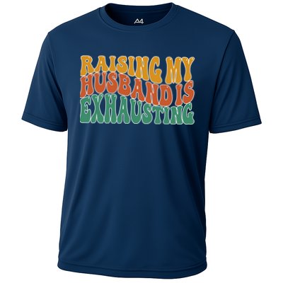 Raising My Husband Is Exhausting Funny Wife Performance Shirt