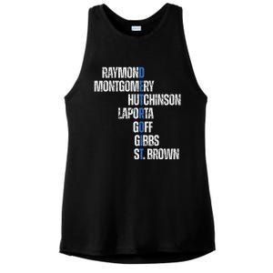 Raymond Montgomery Hutchinson Laporta Gibbs St Brown Ladies PosiCharge Tri-Blend Wicking Tank