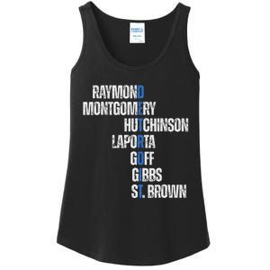 Raymond Montgomery Hutchinson Laporta Gibbs St Brown Ladies Essential Tank