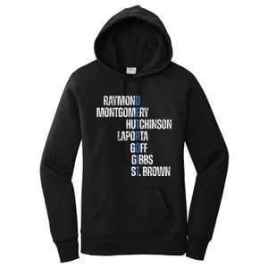 Raymond Montgomery Hutchinson Laporta Gibbs St Brown Women's Pullover Hoodie