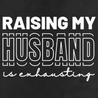 Raising My Husband Is Exhausting Funny Wifey Wife Beanie