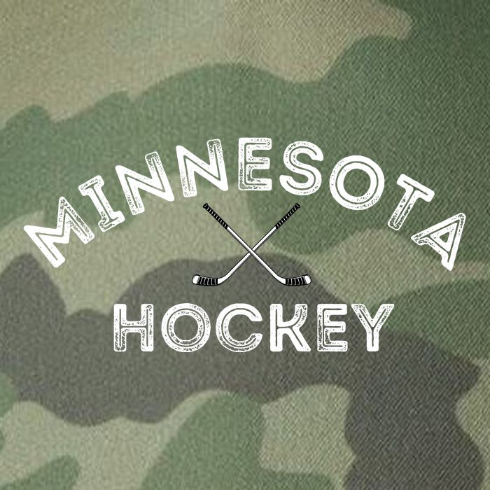 Retro Minnesota Hockey With Hockey Sticks Legacy Tie Dye Trucker Hat