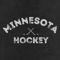 Retro Minnesota Hockey With Hockey Sticks Adult Drive Performance Visor