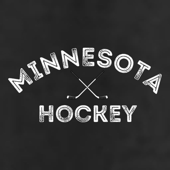 Retro Minnesota Hockey With Hockey Sticks Adult Drive Performance Visor
