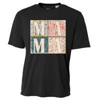 Retro Mama Happy Mother Day Family Matching Cooling Performance Crew T-Shirt