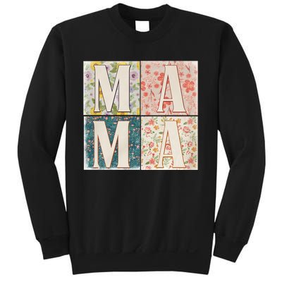 Retro Mama Happy Mother Day Family Matching Sweatshirt