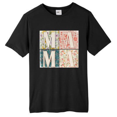 Retro Mama Happy Mother Day Family Matching Tall Fusion ChromaSoft Performance T-Shirt