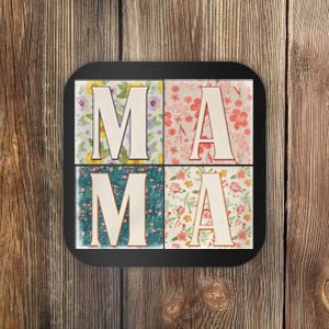 Retro Mama Happy Mother Day Family Matching Coaster