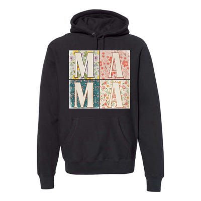 Retro Mama Happy Mother Day Family Matching Premium Hoodie