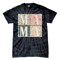 Retro Mama Happy Mother Day Family Matching Tie-Dye T-Shirt