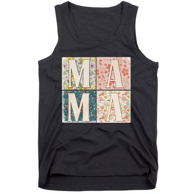 Retro Mama Happy Mother Day Family Matching Tank Top