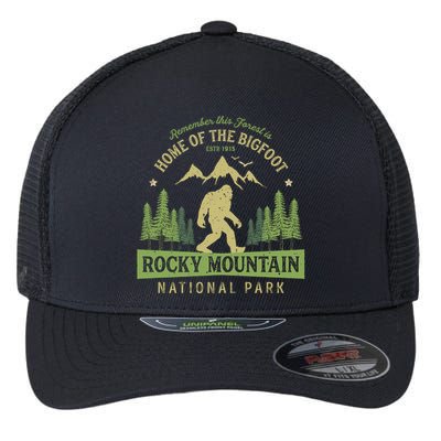 Rocky Mountain Hoodie National Park Vintage Colorado Bigfoot Flexfit Unipanel Trucker Cap