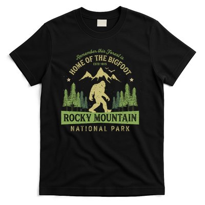 Rocky Mountain Hoodie National Park Vintage Colorado Bigfoot T-Shirt