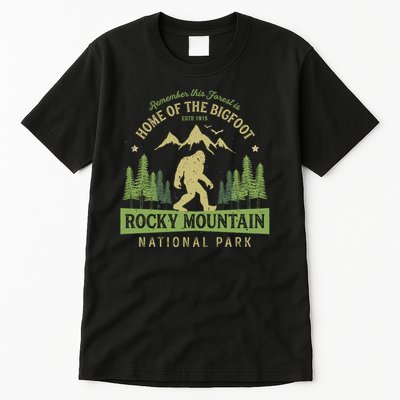 Rocky Mountain Hoodie National Park Vintage Colorado Bigfoot Tall T-Shirt