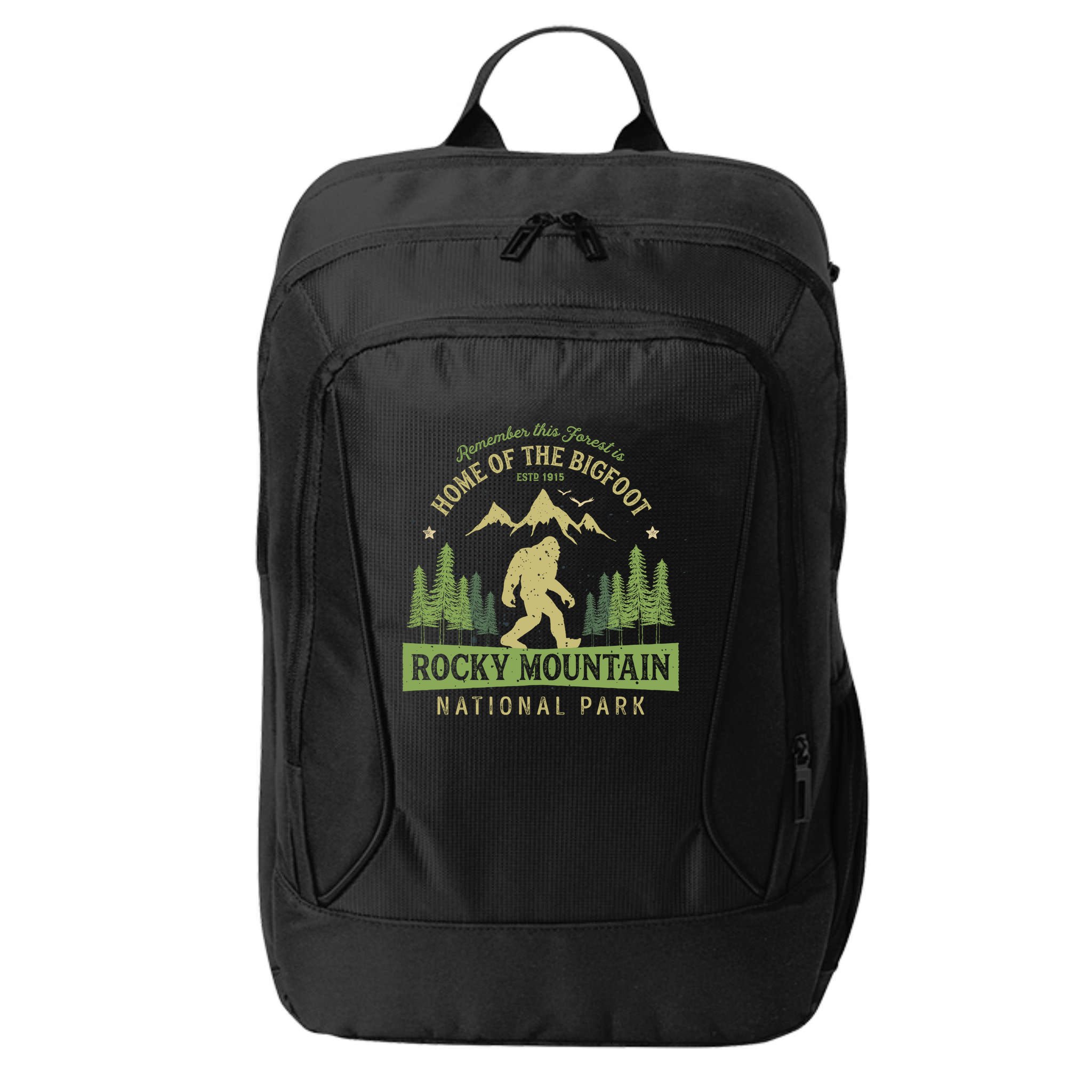 Rocky Mountain Hoodie National Park Vintage Colorado Bigfoot City Backpack
