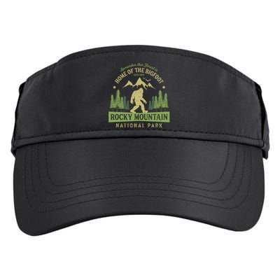 Rocky Mountain Hoodie National Park Vintage Colorado Bigfoot Adult Drive Performance Visor
