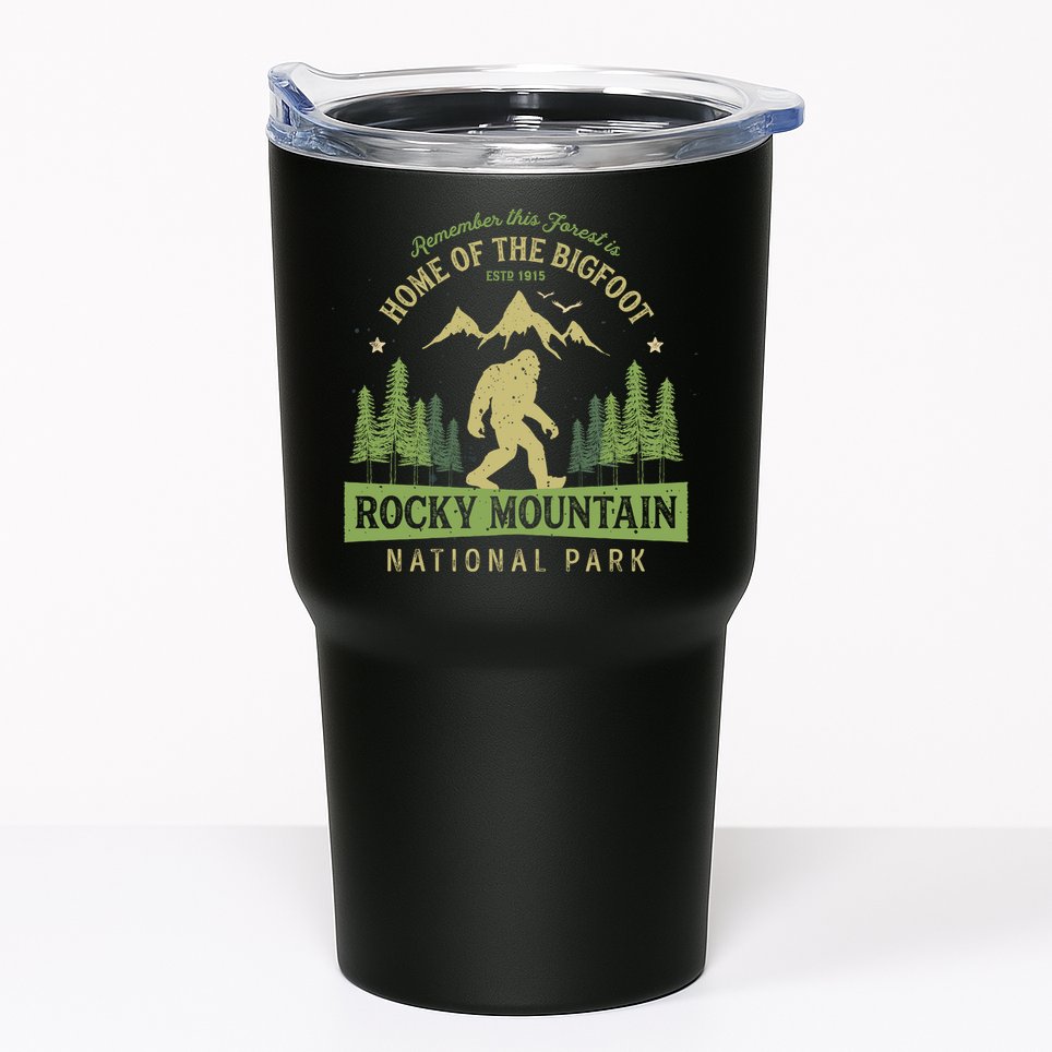 Rocky Mountain Hoodie National Park Vintage Colorado Bigfoot Tumbler