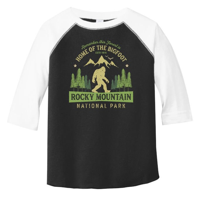 Rocky Mountain Hoodie National Park Vintage Colorado Bigfoot Toddler Fine Jersey T-Shirt