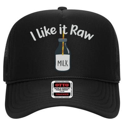 Raw Milk Homestead High Crown Mesh Back Trucker Hat