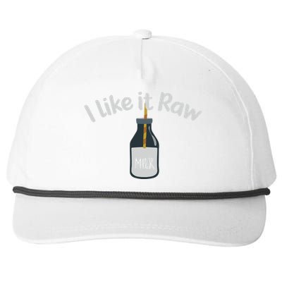 Raw Milk Homestead Snapback Five-Panel Rope Hat